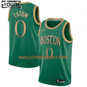 Maillot NBA Boston Celtics Jayson Tatum 0 Nike 2019-20 City Edition Swingman - Enfant